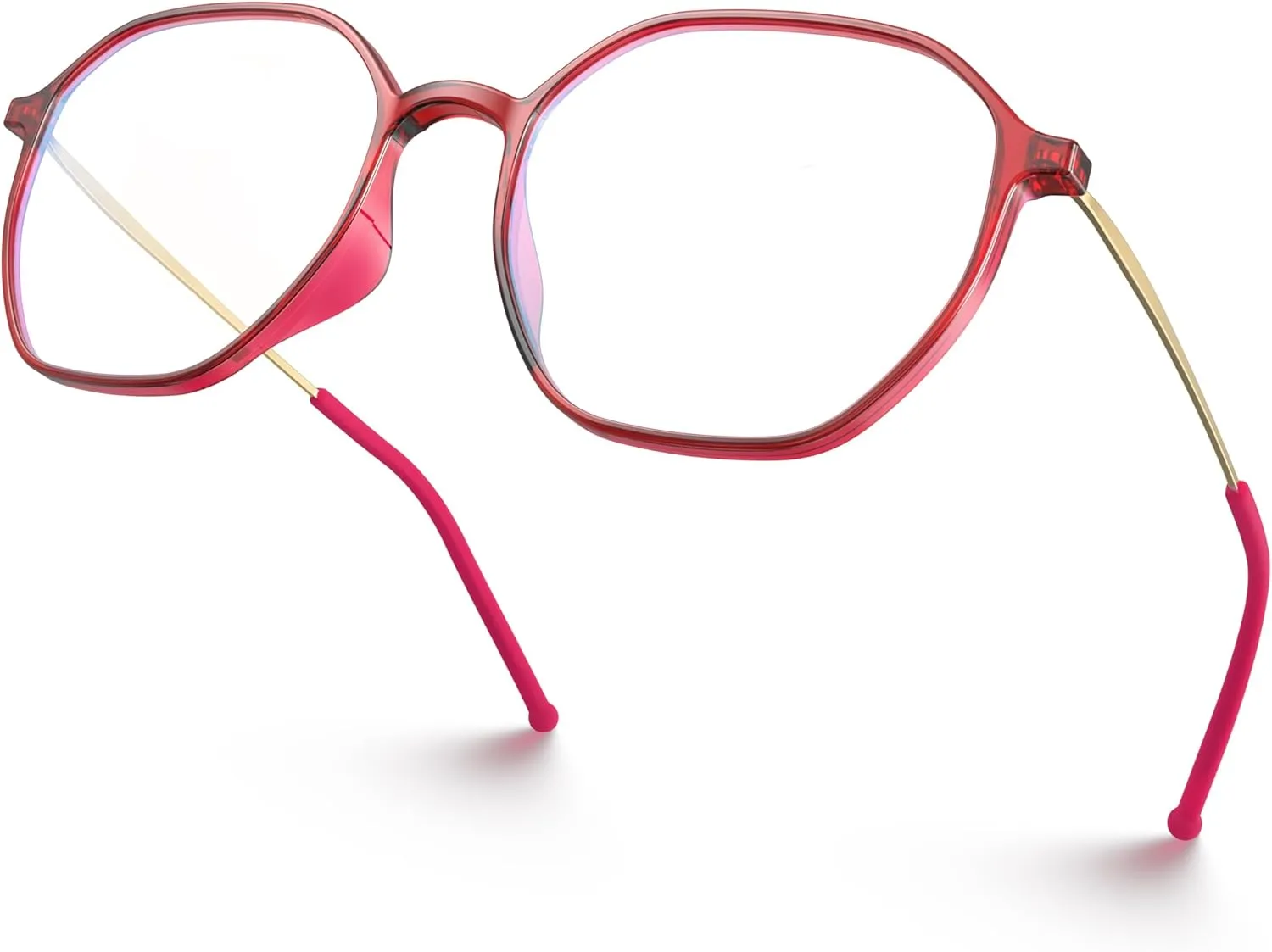 VISOONE Lightweight TR90 Blue Light Blocking Glasses Frame with Anti Glare Eye Protection for Women and Men RANE