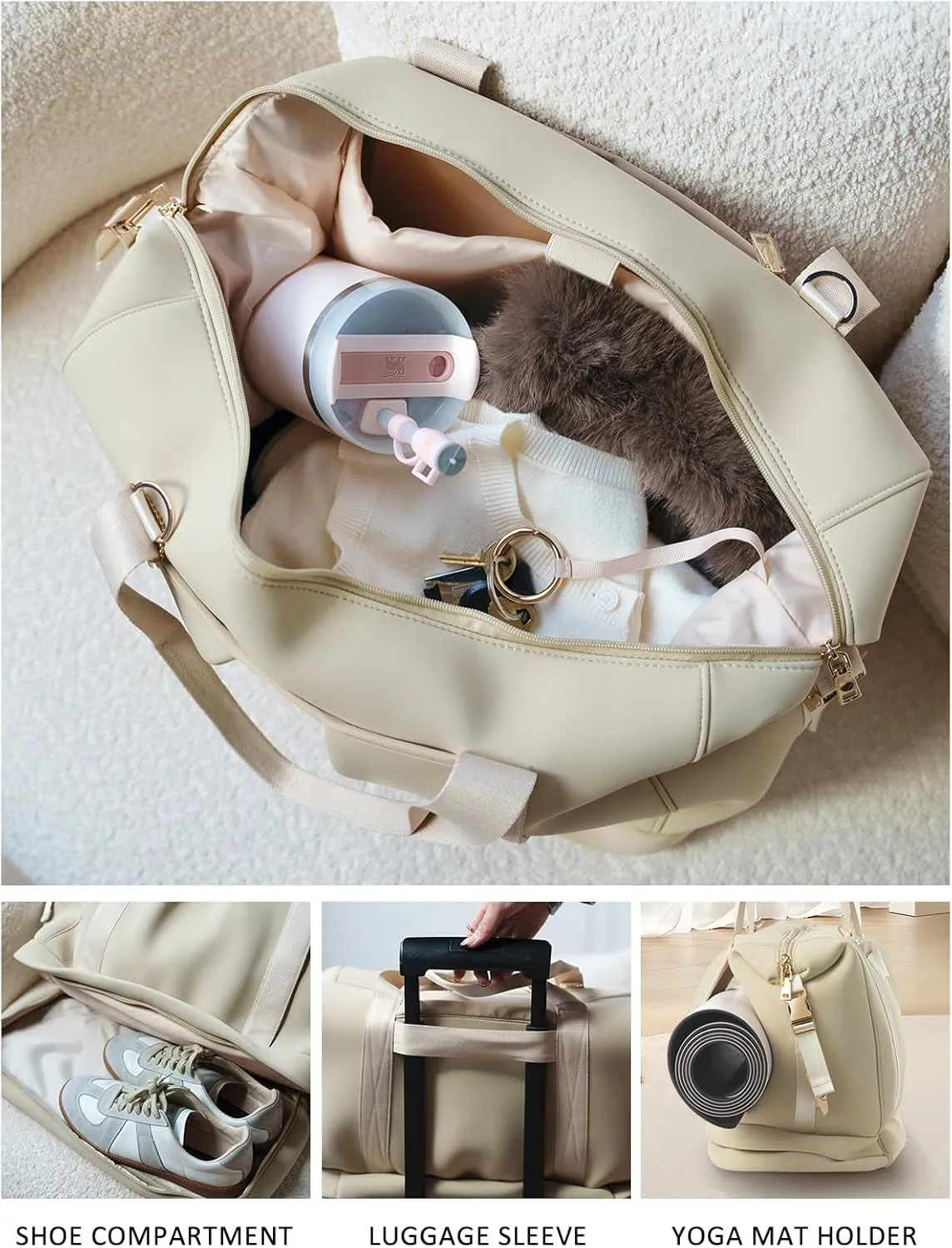 waterproof gym bag women, womens travel bag, yoga bag, weekender bags travel, personal item travel bag, overnight bags for women