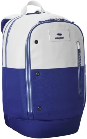 WILSON 2023 US Open Tour Tennis Backpack White and Navy