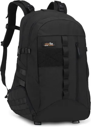 WindTook 40L Military Tactical Backpack for Men and Women,Molle Hiking daypacks Assault Pack 3 Day Bug Out Bag for Camping Travel Army Hunting Gym Rucksack Survival (Black)