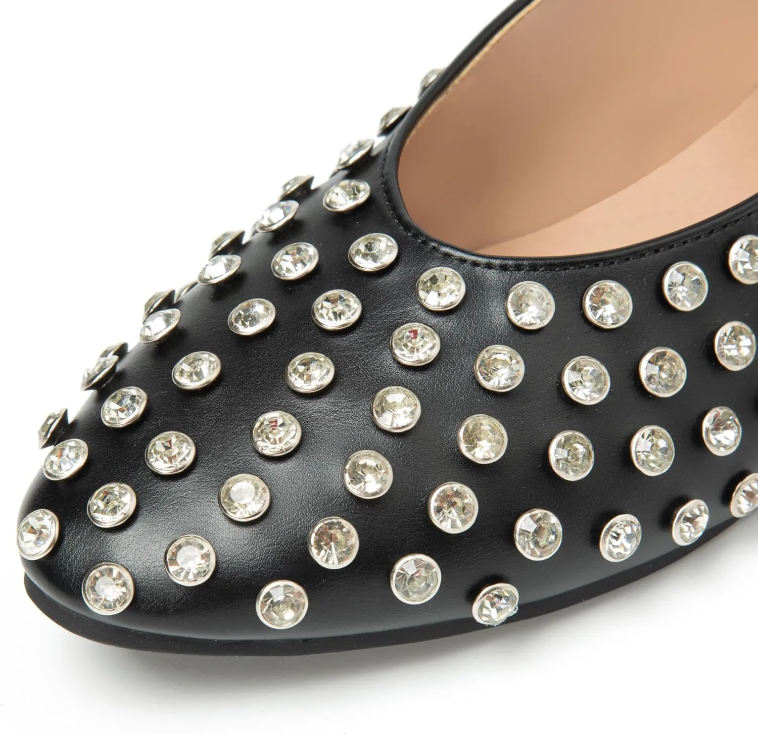 Women's Ballet Flats Mary Jane Shoes With Round Toe and Buckle Strap - Comfortable and Dressy