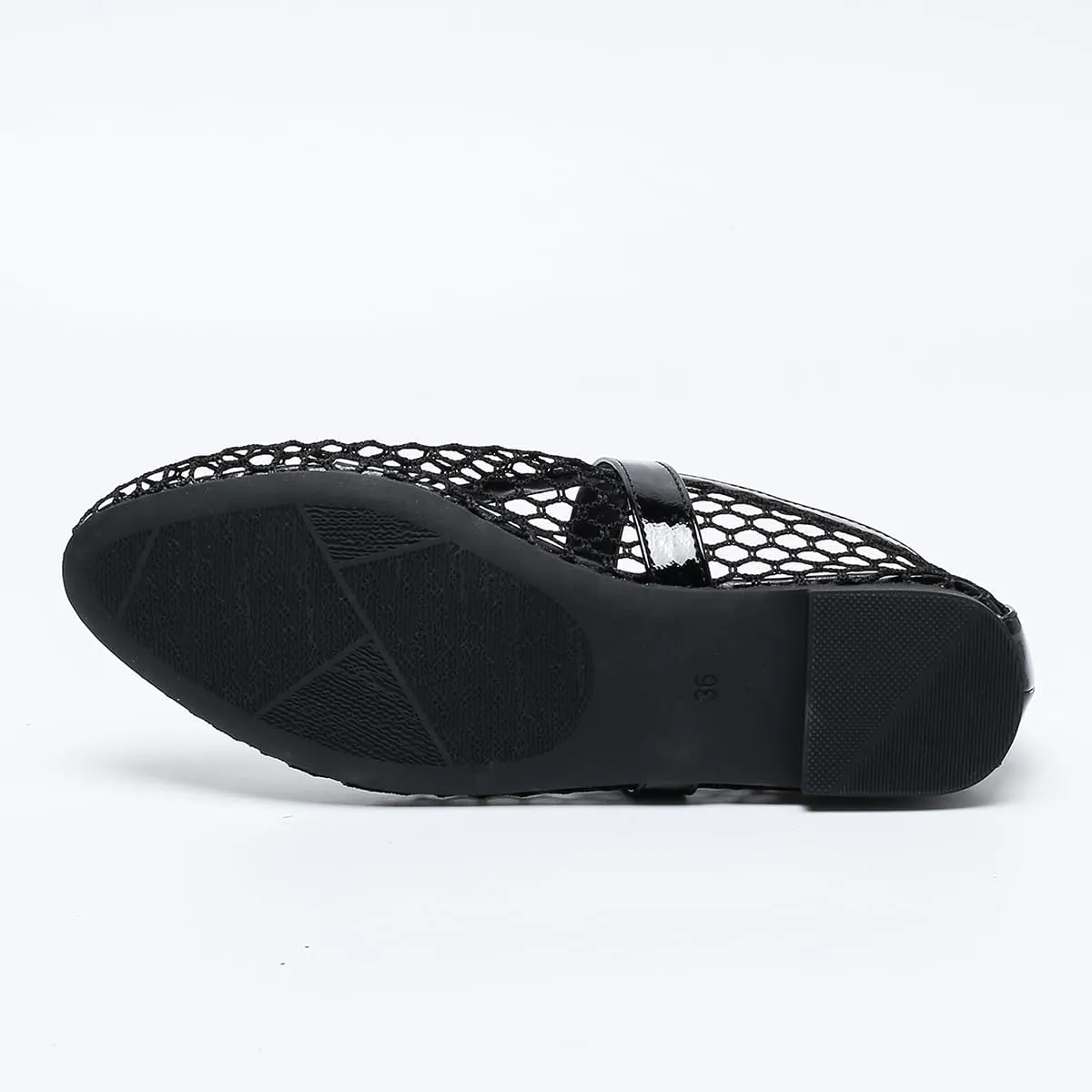 Women's Ballet Flats Mary Jane Shoes With Round Toe and Buckle Strap - Comfortable and Dressy