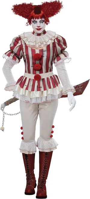 Women's Sadistic Clown Costume