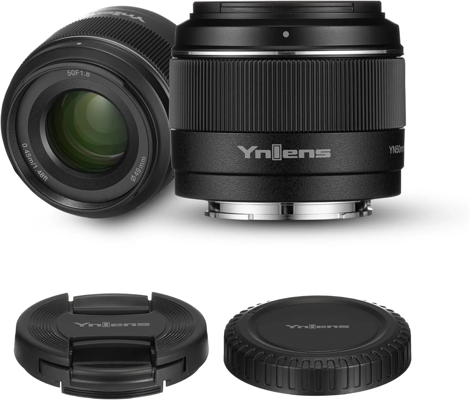 YONGNUO AF 50mm F1.8 Camera Lens for Sony E Mount, 50mm F1.8 Large Aperture for Sony A7III, A7RIII, A7SII, A7RII, A7II, A9, A7, A7R, A6400, A6500, A6300, A6000, A5100, A5000(YN50MM F1.8S DA DSM II)