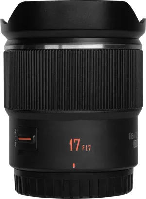 YONGNUO YN17MM F1.7M Lens for M43 Mount, 17mm F1.7 Standard Prime Auto Focus, MFT Micro Four Thirds for Mirrorless Cameras