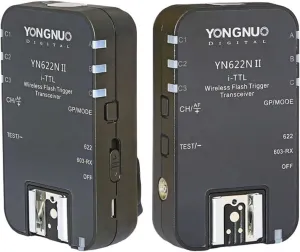 YONGNUO YN622N II Wireless TTL Flash Trigger, with High-Speed Sync HSS 1/8000s for Nikon Camera