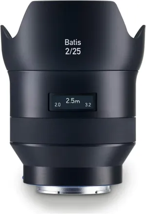 ZEISS Batis 25mm f/2.0 for Sony E Mount Mirrorless Cameras, Black