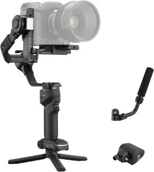 ZHIYUN Crane 4 with Handheld Control, 3-Axis Gimbal Stabilizer for DSLR and Mirrorless Camera, Nikon Sony Panasonic Canon Fujifilm BMPCC 6K, Fill Light, PD Fast Charge
