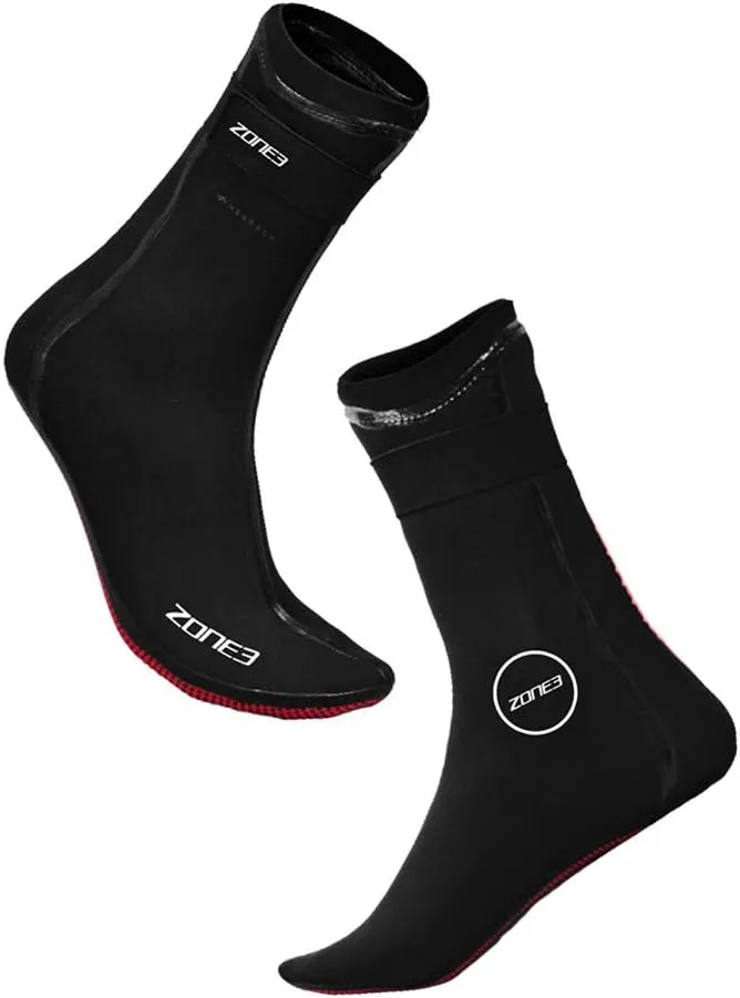 ZONE3 Neoprene Heat-Tech Warmth Swim Socks for Men/Women Open Water Swimming, Diving, Snokeling Thermal Wetsuit Socks