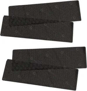 ZONETECH Cling Glare Reducer Sun Shade Side Window Sunshades Car Curtains UV Rays Visor Protection Universal Fit Protects from Sun- for All Year Round Use. Perfect for Road Trips (4 Pack)