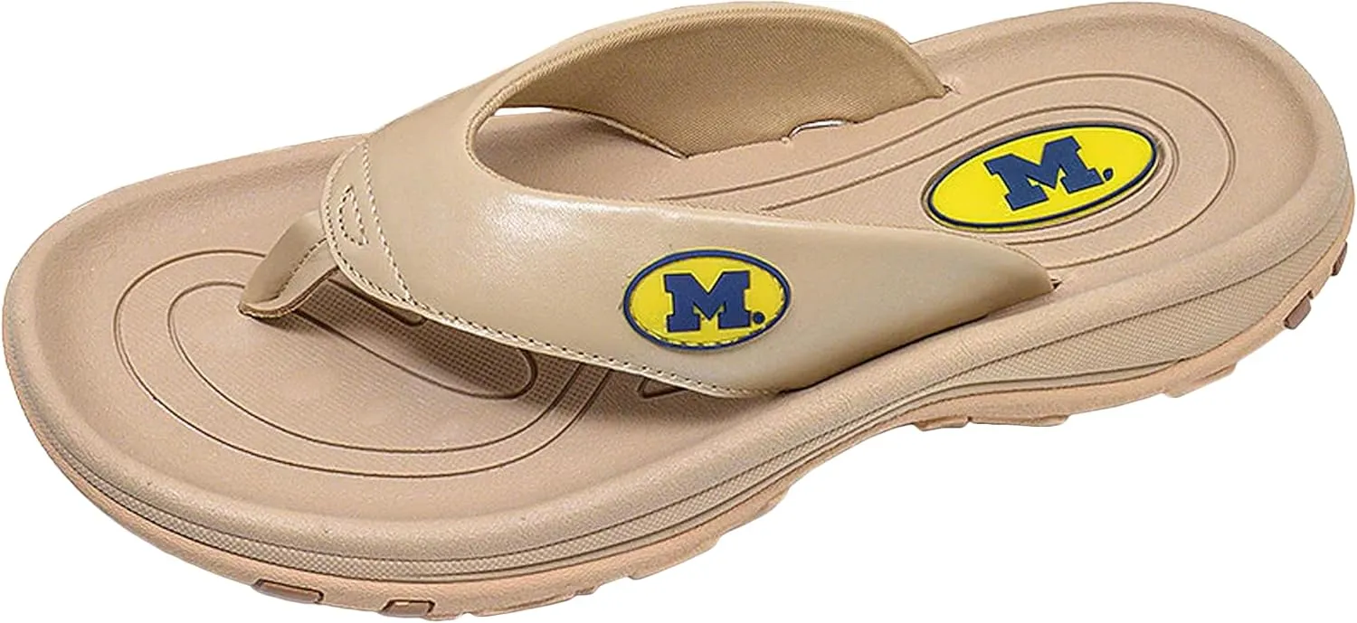 ZORIZ Collegiate Series Golf Sandals for Women and Men, Thong Flip Flops With Removable Spikes, Golf Footwear With Deeper Heel Cup and Higher Sidewalls